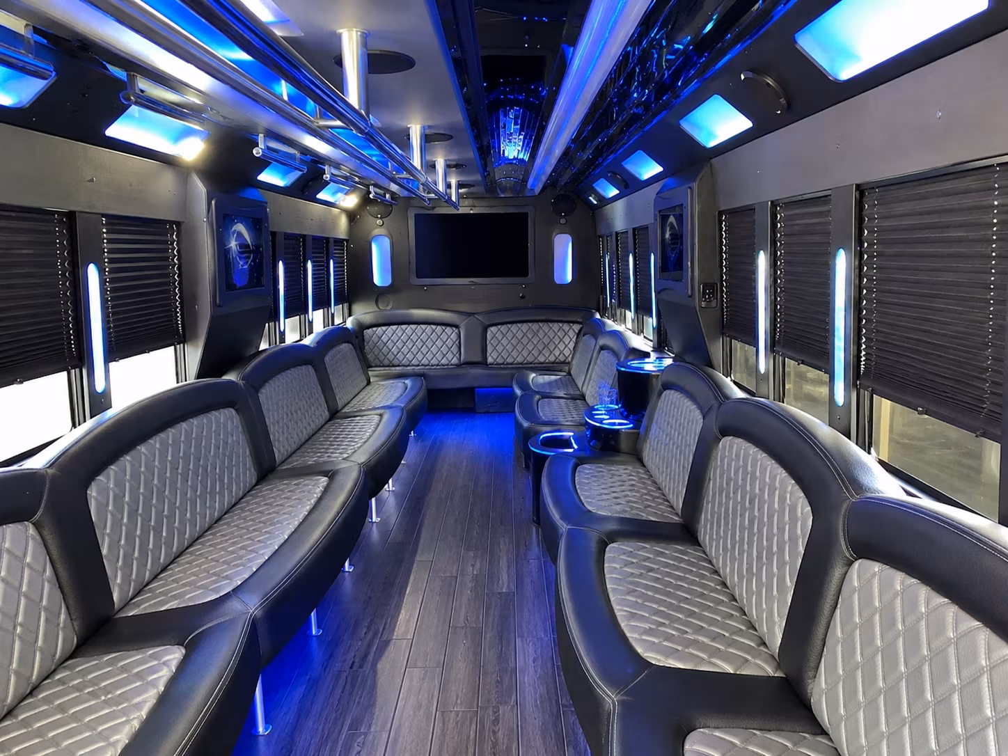 sports fan party buses for tailgates rodeos and indoor football